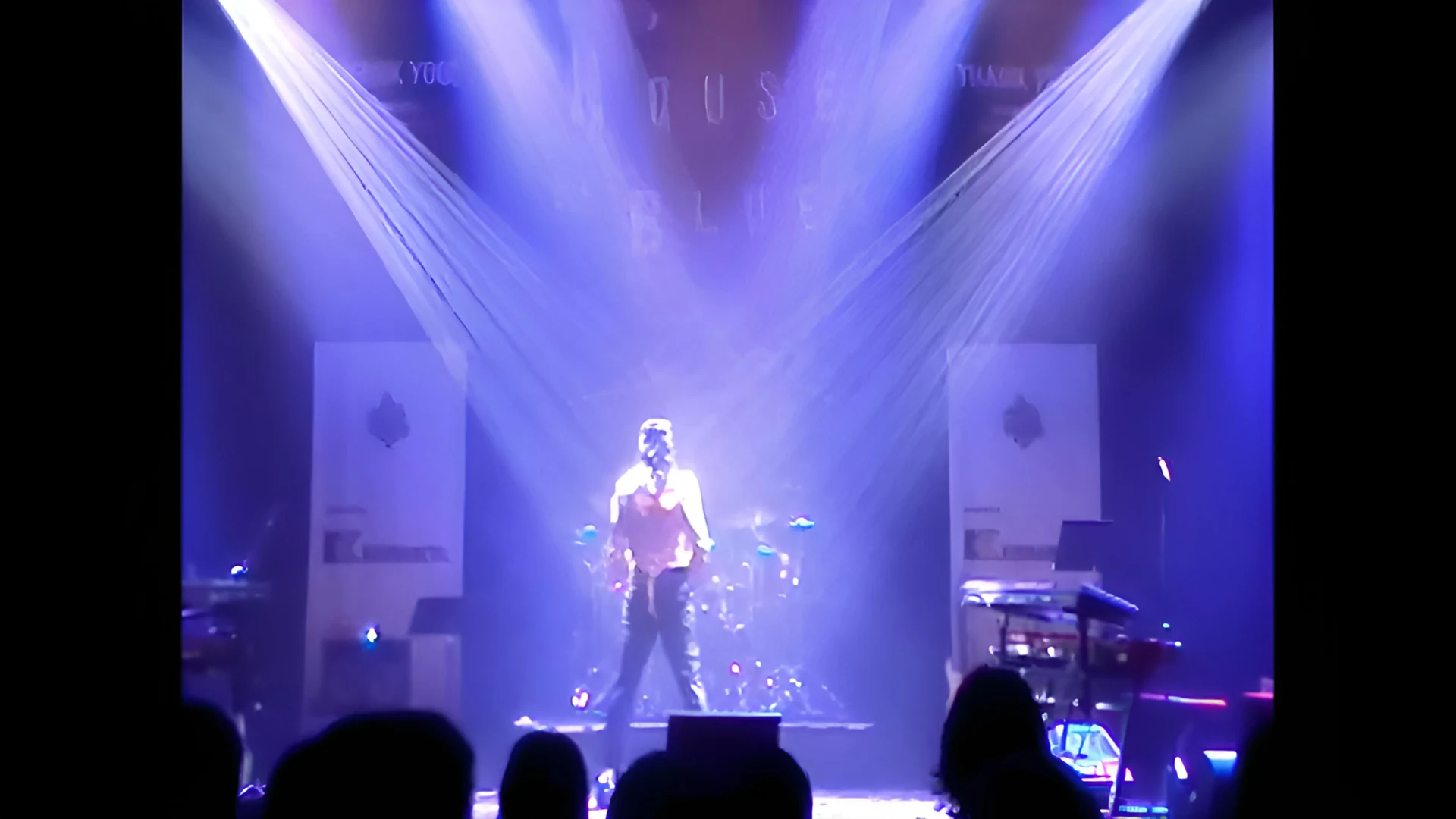 Michael Jackson tribute artist performing the moonwalk at House of Blues Chicago